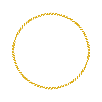 graphic of yellow rope