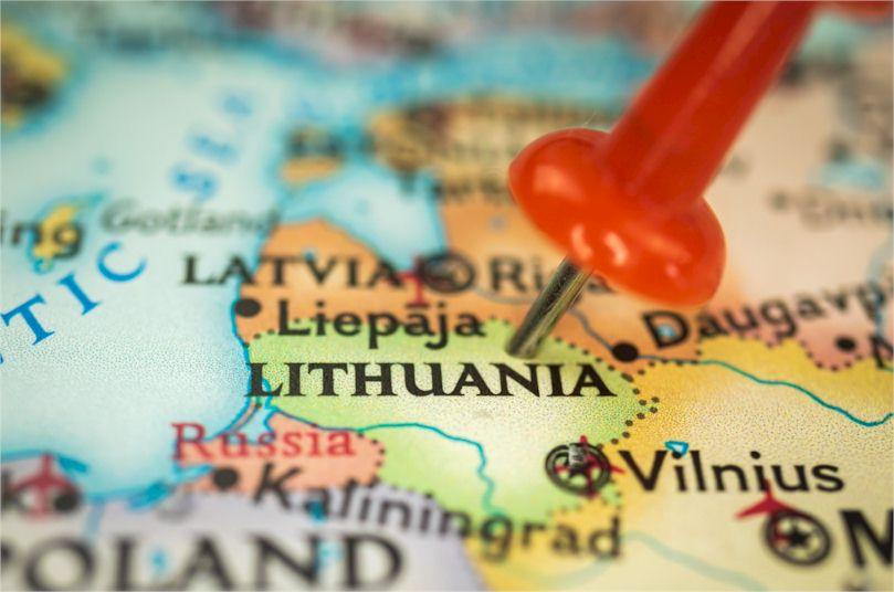 Map of Lithuania